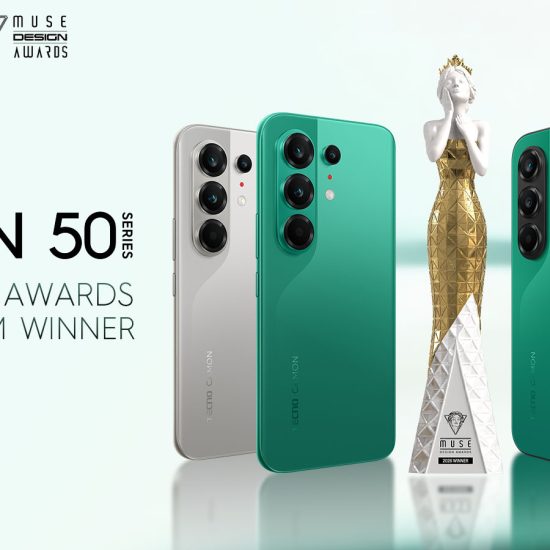 TECNO CAMON 50 Series with premium design wins global MUSE Design Award 2026