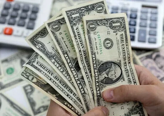 **Alt Text:** Hands holding US dollar banknotes with calculators in the background, representing the State Bank of Pakistan’s large-scale dollar purchases to strengthen foreign exchange reserves.