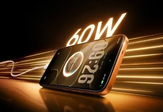 TECNO SPARK 50 Pro showcasing 60W Super Charge technology with fast charging visuals and long-lasting battery performance