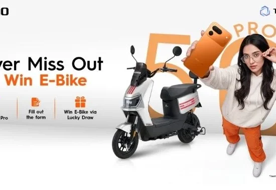 Never Miss Out: Buy a TECNO SPARK 50 Pro, Win an E-Bike With every SPARK 50 Pro purchase — online or in-store — is an entry into TECNO Pakistan’s lucky draw LAHORE, Monday, 14 September 2026: Following the launch of the SPARK 50 Pro, TECNO Pakistan has announced a nationwide lucky draw giving customers the chance to win an E-Bike with their purchase. The promotion is open to SPARK 50 Pro offline buyers across the country. Taking part is straightforward. Customers who purchase the TECNO SPARK 50 Pro during the promotion period simply need to fill out the designated participation form, entering their purchase details. Once submitted, the entry is confirmed and goes into the draw for a chance to win an E-Bike. The promotion is valid for offline purchases only, covering TECNO’s authorised retail network nationwide. The promotion is valid until 30 September 2026, with winners announced on TECNO Pakistan’s official social media channels. The prize fits the campaign it sits inside. Never Miss Out is about not being held back — by a dead battery, a missed photo, or a phone that gives up when the day gets difficult. An E-Bike carries that idea beyond the phone, offering the freedom to move without worrying about being left waiting. The SPARK 50 Pro was built on the same thinking. Its segment-only 60W Super Charge and 6000mAh battery delivers a 15-minute reset that gets users through the rest of the day, while a 50MP Sony LYTIA 600 camera with FlashSnap is fast enough to freeze the moments most phones blur. Built for everyday conditions, the device carries IP68 and IP69 protection against water and dust alongside SGS Five-Star Premium Drop certification, so rain, dust and the occasional fall are handled without drama. The TECNO SPARK 50 Pro is available now at Rs. 74,999 in Ink Black, Titanium Grey, Dynamic Orange and Midnight Blue, through authorised TECNO outlets nationwide and online partners. Customers are encouraged to visit their nearest outlet to see the phone in person — and to enter the draw.