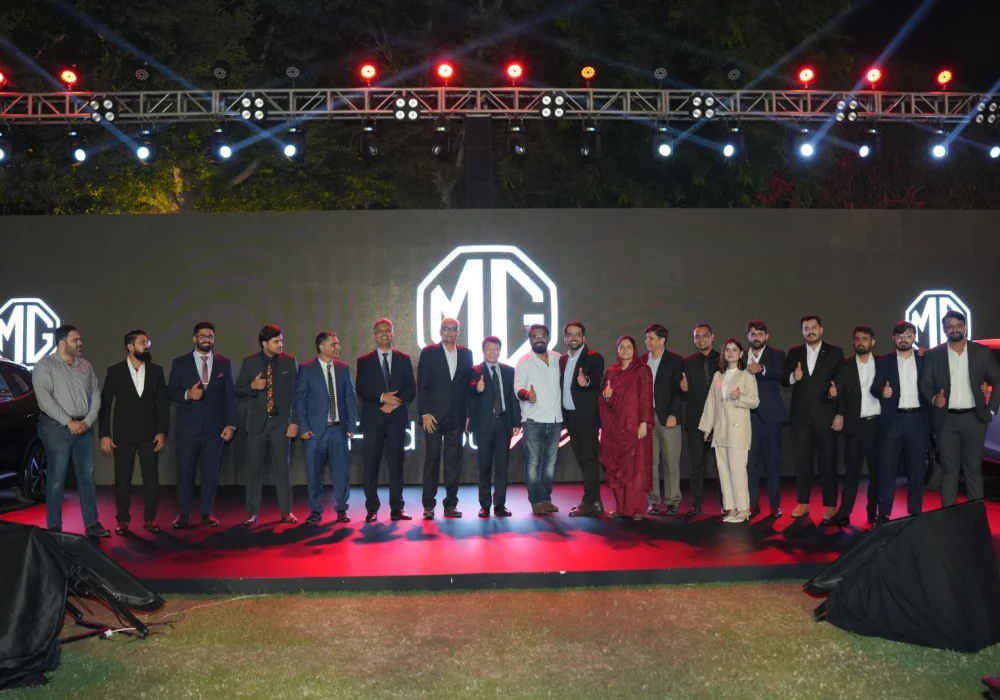 MG Pakistan hosts Experience More Karachi event with customers, partners, media representatives and automotive enthusiasts at an MG brand showcase.