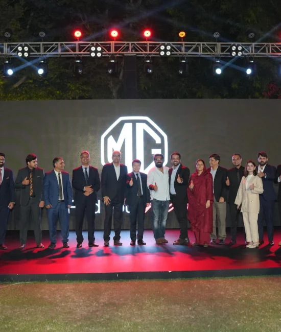 MG Pakistan hosts Experience More Karachi event with customers, partners, media representatives and automotive enthusiasts at an MG brand showcase.