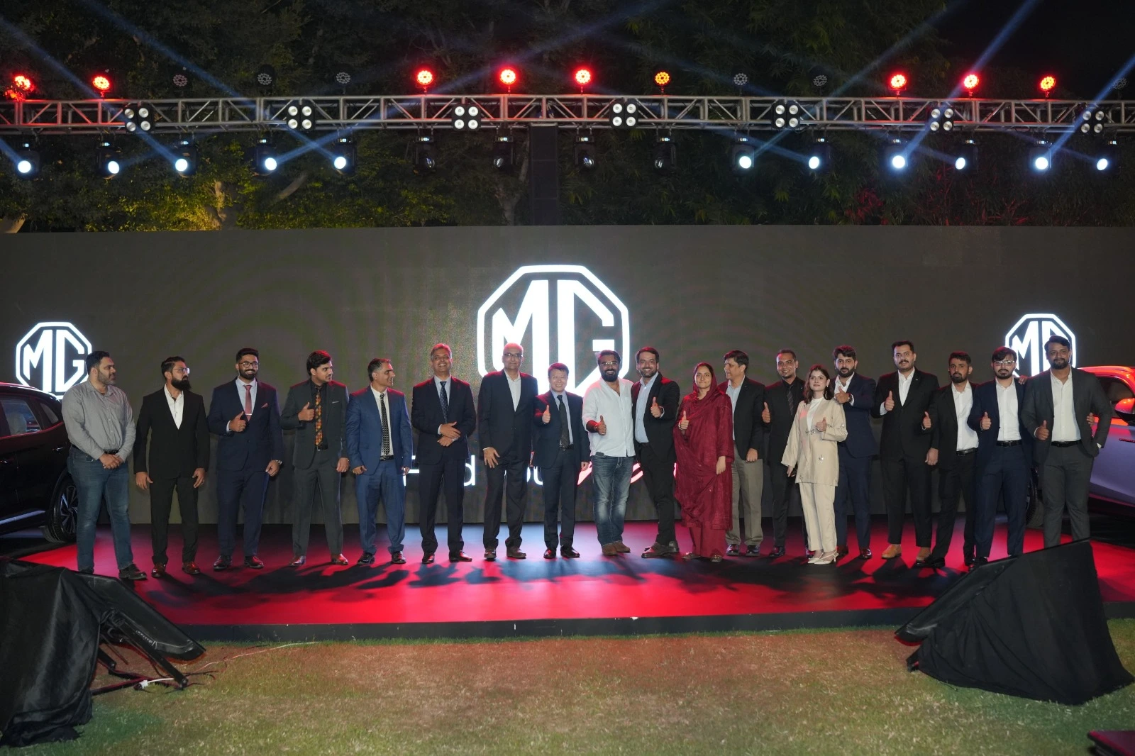 MG Pakistan hosts Experience More Karachi event with customers, partners, media representatives and automotive enthusiasts at an MG brand showcase.